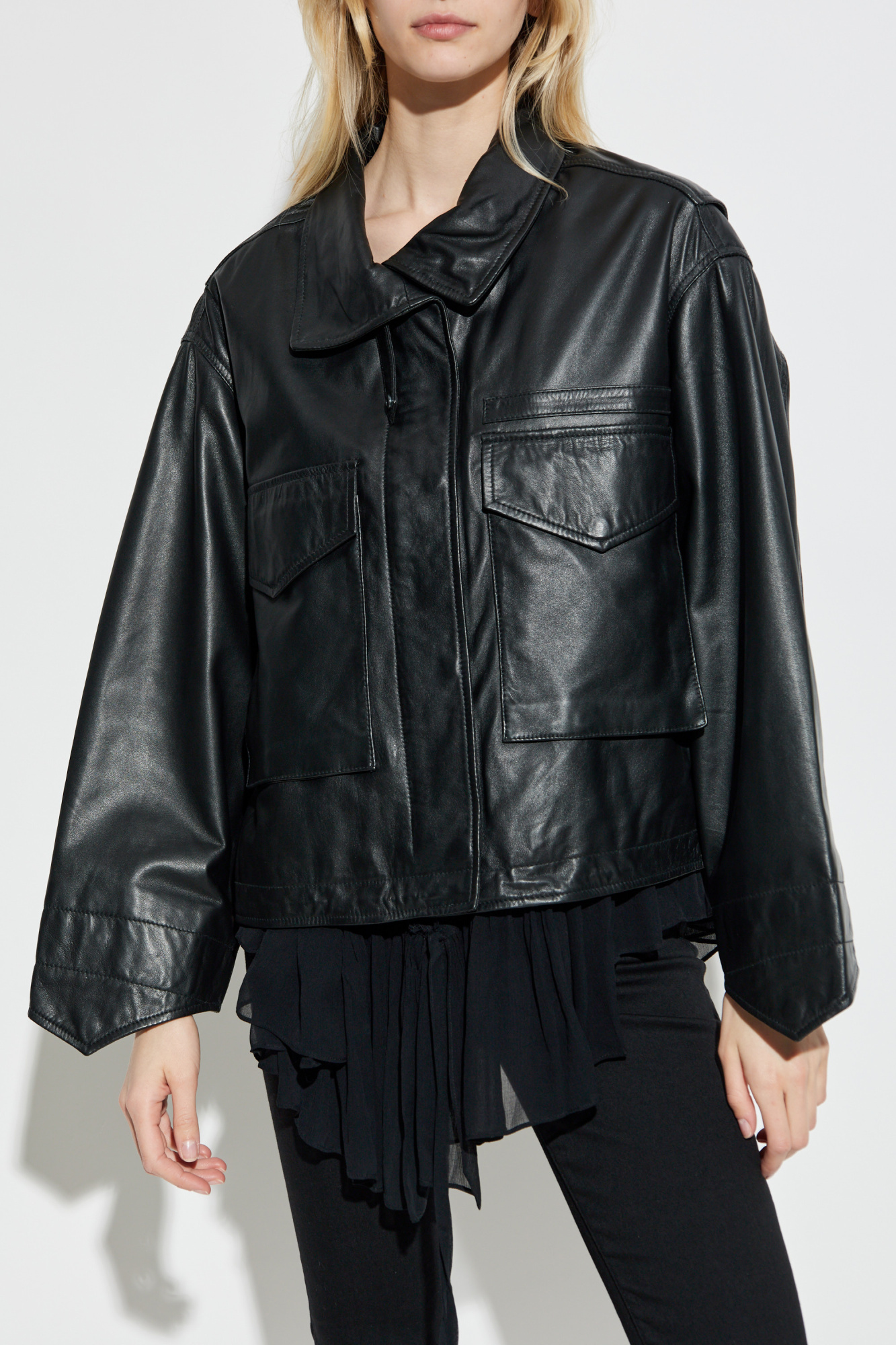 AllSaints Leather jacket | Women's Clothing | Vitkac